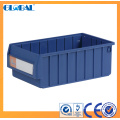Caixas de armazenamento de prateleira colorida com alça e divisor / caixas de armazenamento de plástico com tampas